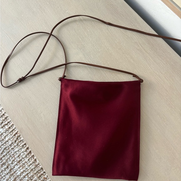 The Row Burgundy Silk Medicine Pouch - Picture 2 of 11
